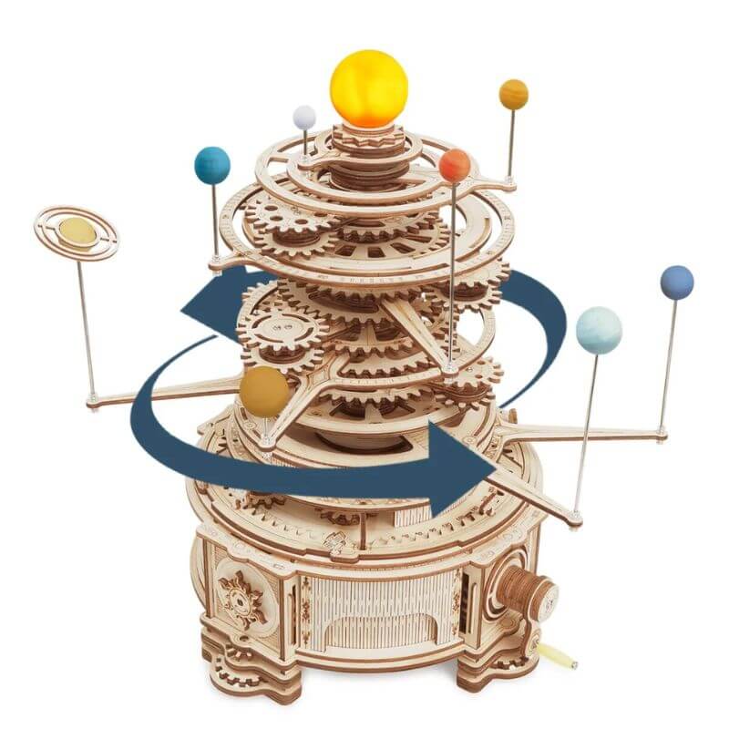 3D Holzpuzzle Sonnensystem Bild 2