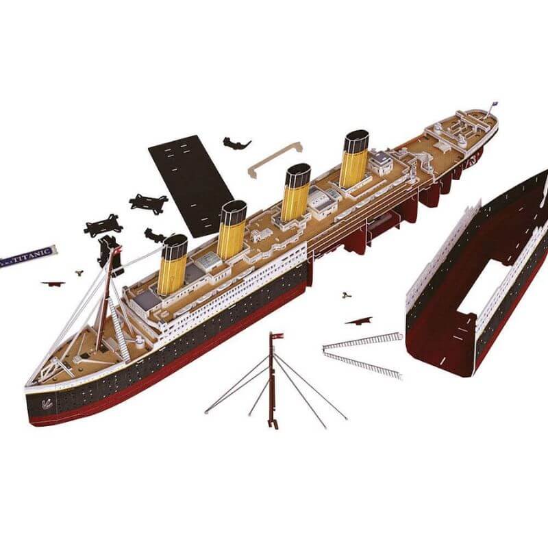 3D Puzzle Titanic mit LED Bild 6