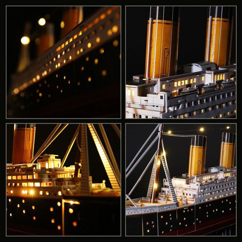 3D Puzzle Titanic mit LED Bild 2