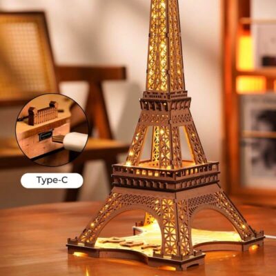 3D Holzpuzzle Eiffelturm mit Licht Bild 7