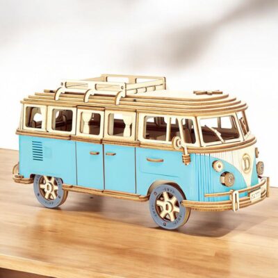 3D Holzpuzzle Auto Retro Bus