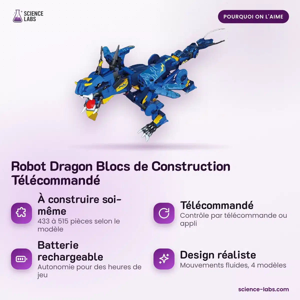 Ferngesteuerter Drachen Roboter Bausatz Bild 3