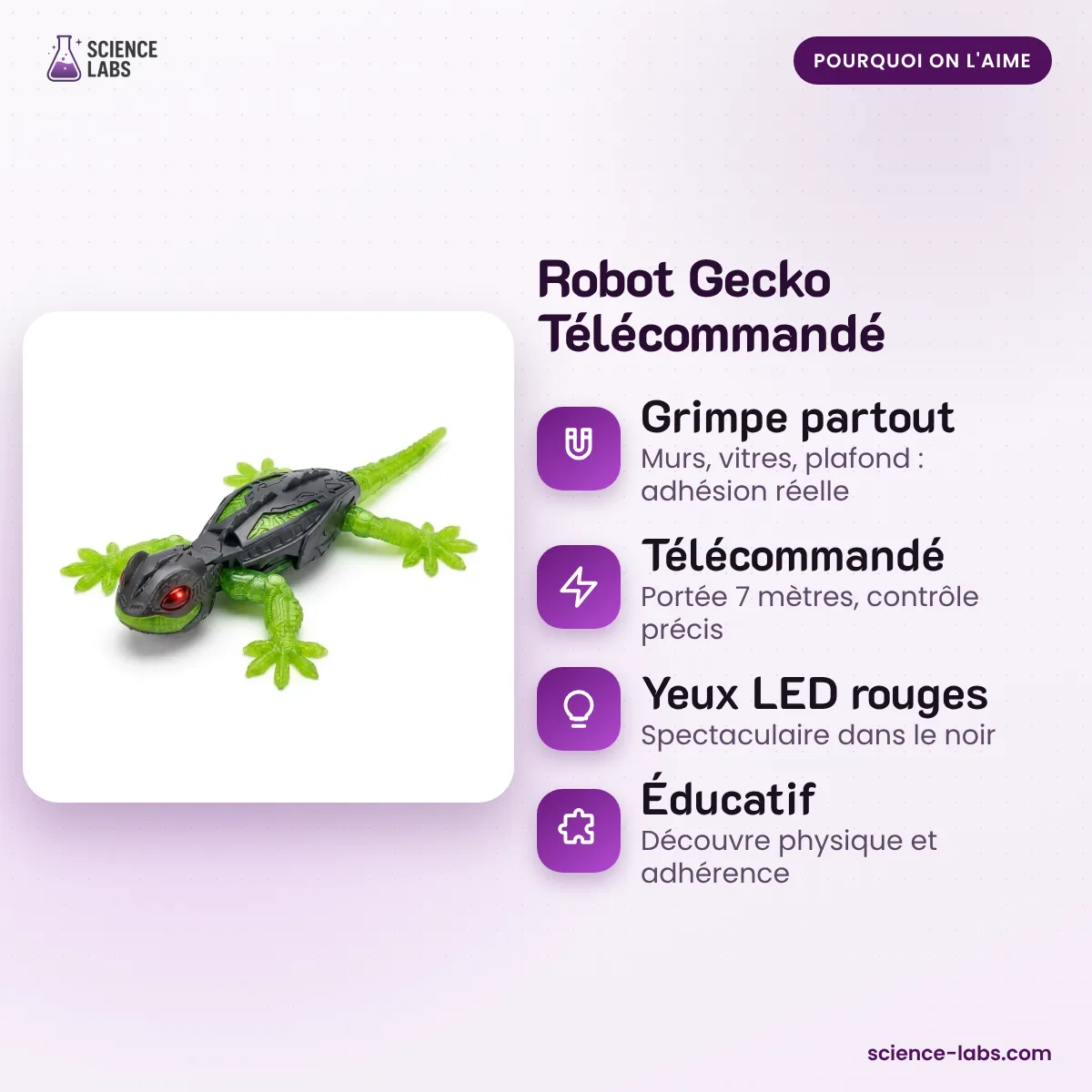 Ferngesteuerter Gecko Roboter Bild 3