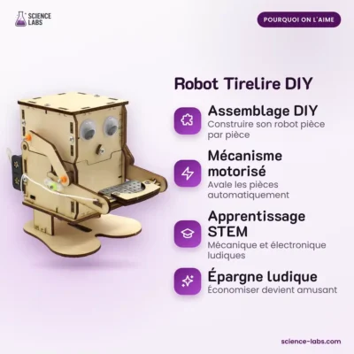 Roboter Spardose Bausatz Bild 3