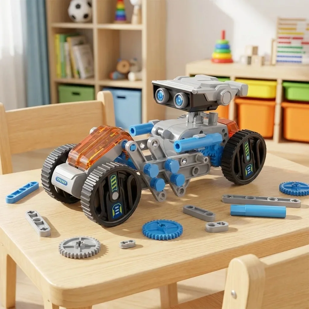 Roboter Bausatz 12 in 1 mit Akku
