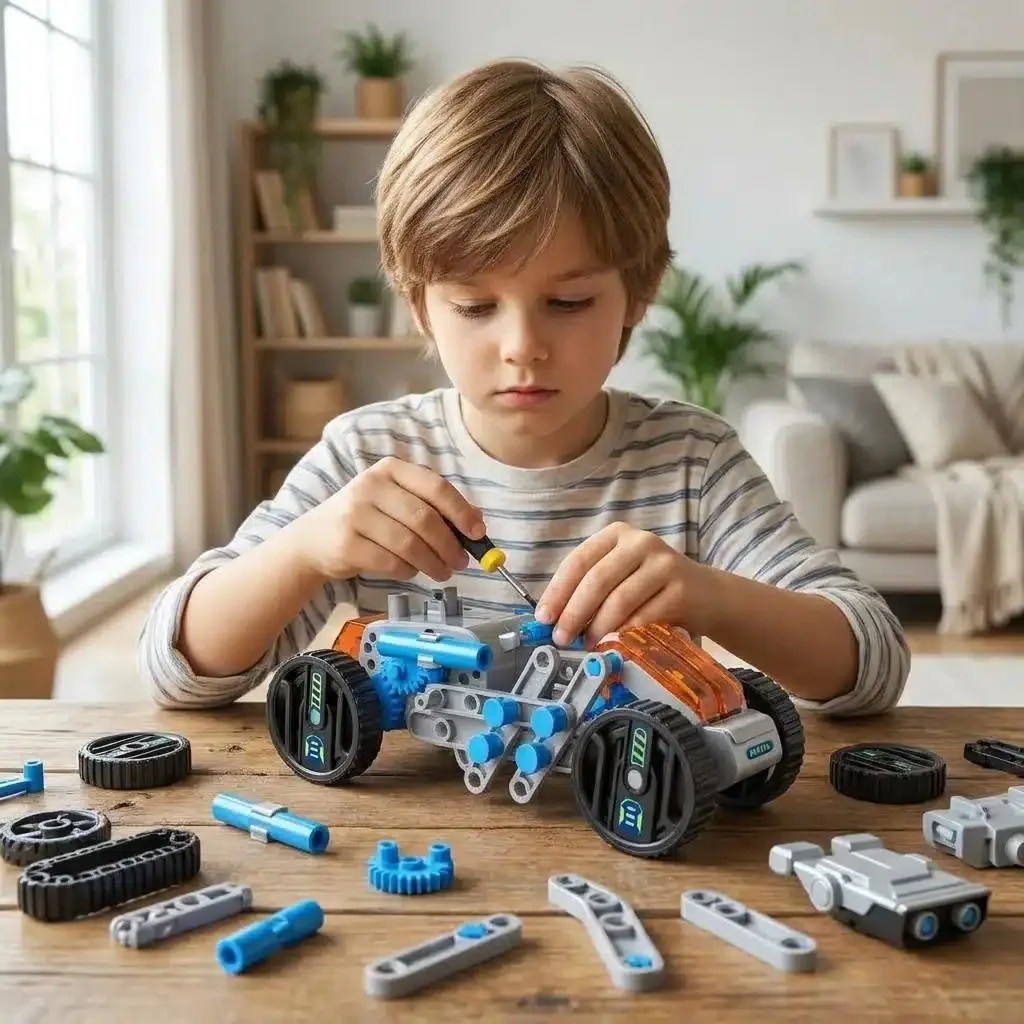 Roboter Bausatz 12 in 1 mit Akku