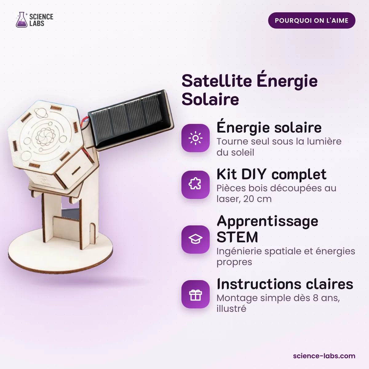 Solar Satellit Bausatz Bild 3