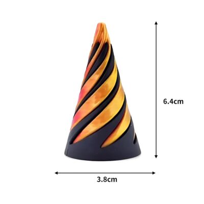 Spiral Cone Fidget 3D 3er Set Bild 5