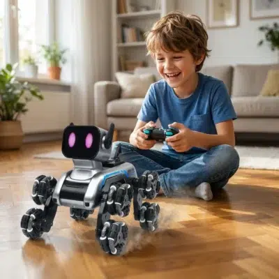 Stunt Roboterhund mit 8 Rädern und Fernbedienung