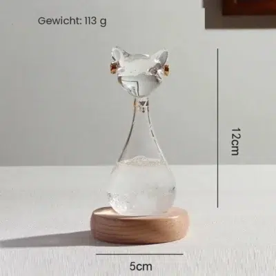 Sturmglas Katze im ägyptischen Stil