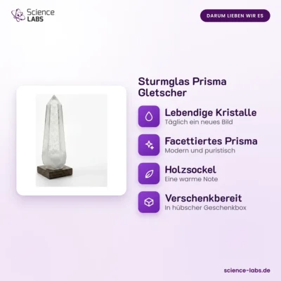 Sturmglas Prisma Gletscher
