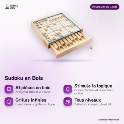 Sudoku aus Holz Bild 3