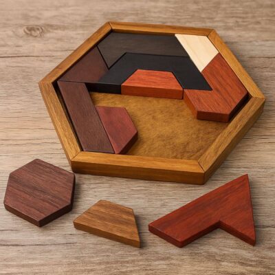 Tangram aus Holz