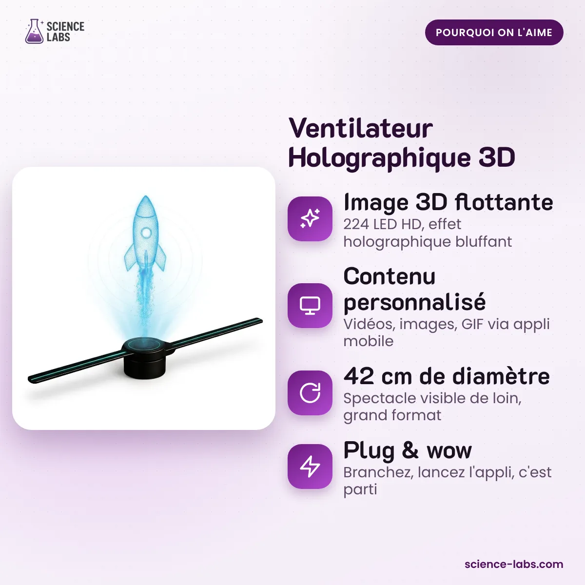 3D Hologramm Ventilator Bild 3