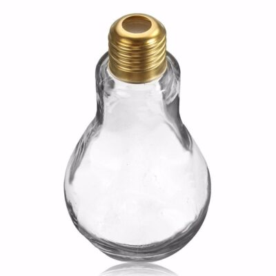 Glühbirnen Cocktailglas mit Strohhalm Bild 6